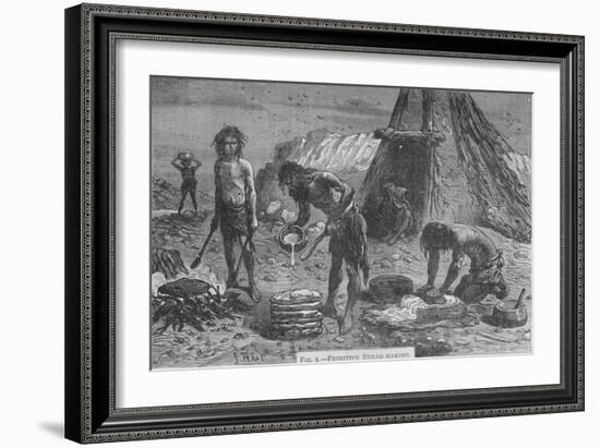 Primitive Breadmaking, 1894-null-Framed Giclee Print