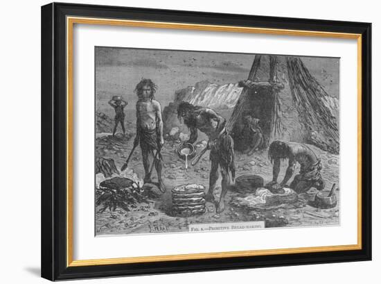 Primitive Breadmaking, 1894-null-Framed Giclee Print