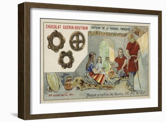 Primitive Coins of the Gauls, 150 BC-null-Framed Giclee Print