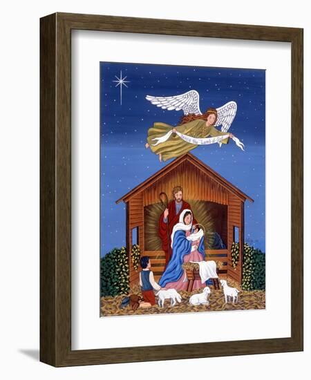 Primitive Nativity-Sheila Lee-Framed Giclee Print
