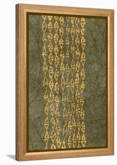 Primitive Patterns III-Renee W. Stramel-Framed Stretched Canvas