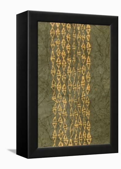 Primitive Patterns III-Renee W. Stramel-Framed Stretched Canvas