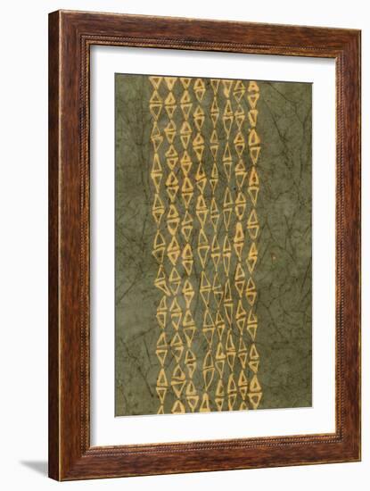 Primitive Patterns III-Renee W. Stramel-Framed Art Print