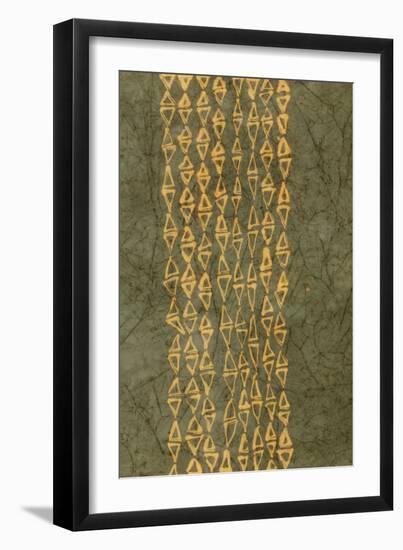 Primitive Patterns III-Renee W. Stramel-Framed Art Print