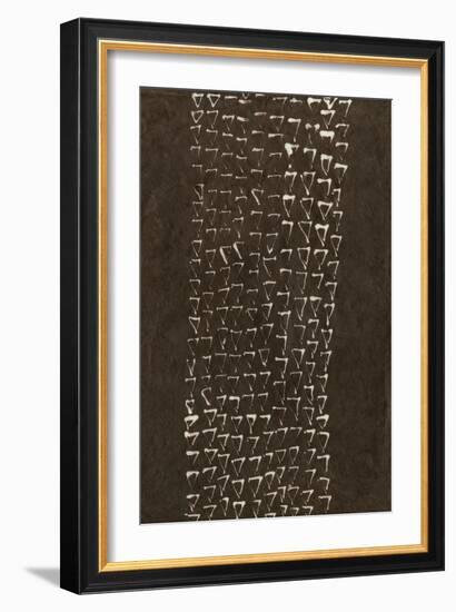 Primitive Patterns IX-Renee W. Stramel-Framed Art Print