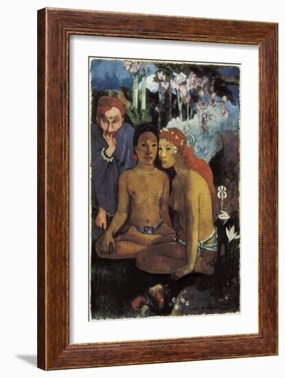 Primitive Tales-Paul Gauguin-Framed Art Print