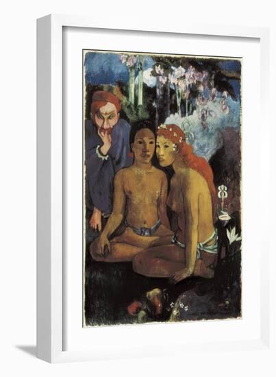 Primitive Tales-Paul Gauguin-Framed Art Print