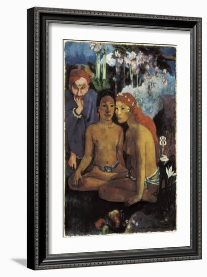 Primitive Tales-Paul Gauguin-Framed Art Print