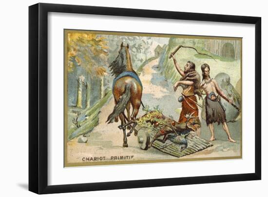 Primitive Wagon-null-Framed Giclee Print