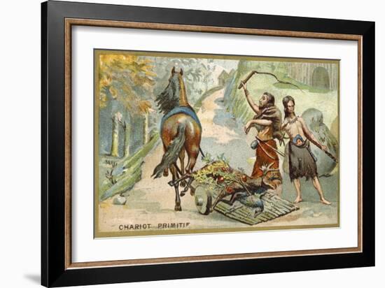 Primitive Wagon-null-Framed Giclee Print