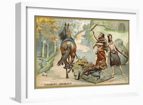 Primitive Wagon-null-Framed Giclee Print