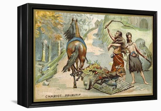 Primitive Wagon-null-Framed Premier Image Canvas