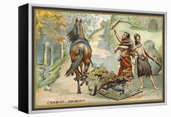 Primitive Wagon-null-Framed Premier Image Canvas