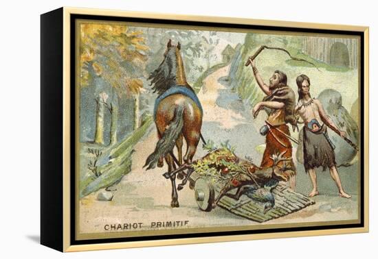 Primitive Wagon-null-Framed Premier Image Canvas