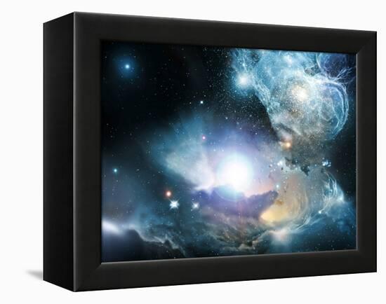 Primordial Quasar, Artwork-null-Framed Premier Image Canvas