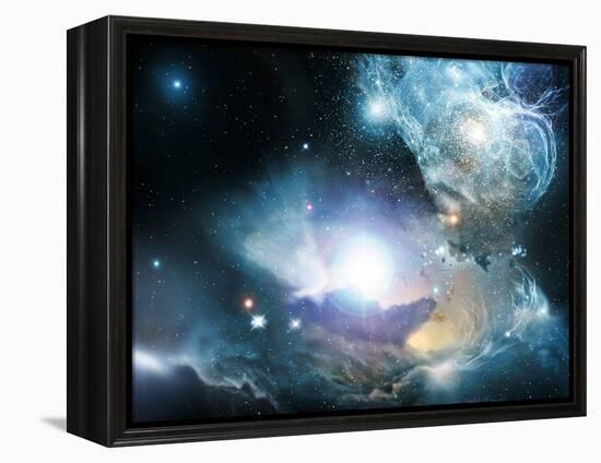 Primordial Quasar, Artwork-null-Framed Premier Image Canvas