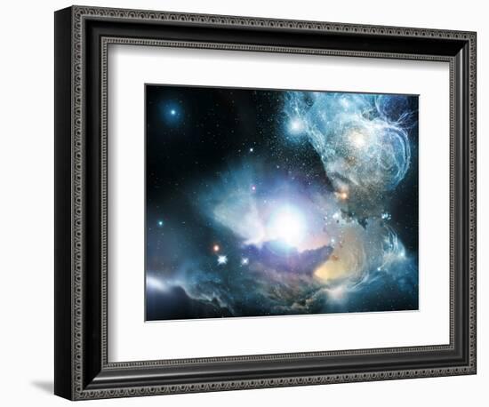 Primordial Quasar, Artwork-null-Framed Premium Photographic Print