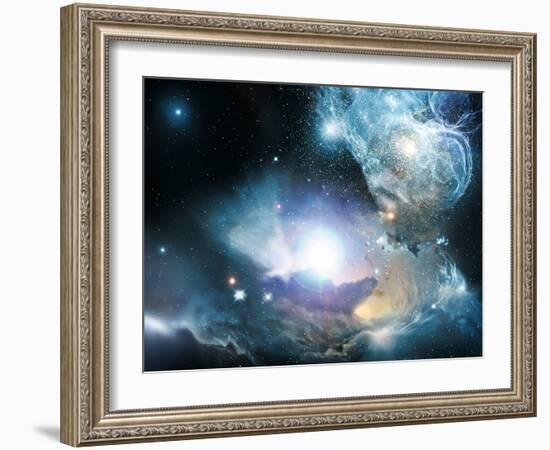 Primordial Quasar, Artwork-null-Framed Photographic Print