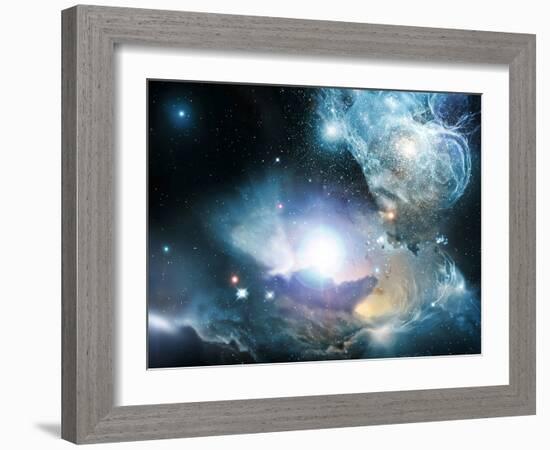 Primordial Quasar, Artwork-null-Framed Photographic Print