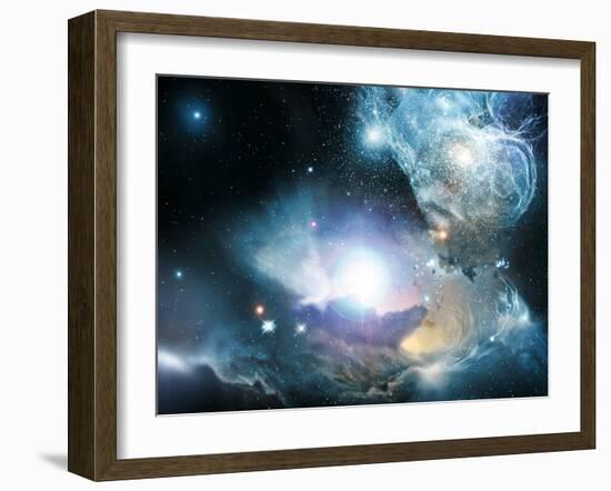 Primordial Quasar, Artwork-null-Framed Photographic Print