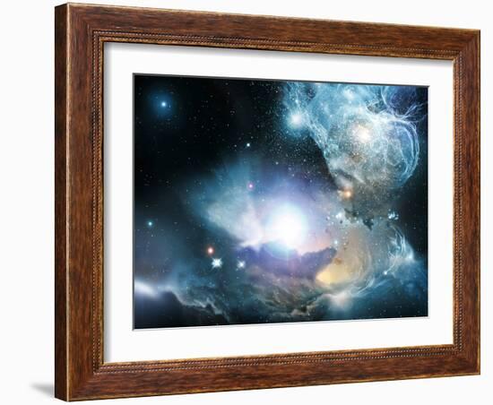 Primordial Quasar, Artwork-null-Framed Photographic Print