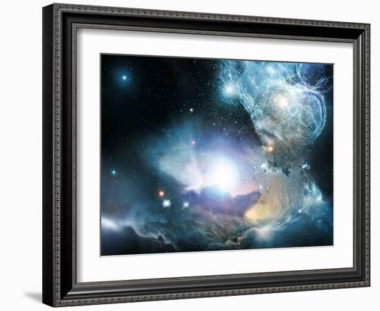 Primordial Quasar, Artwork-null-Framed Photographic Print