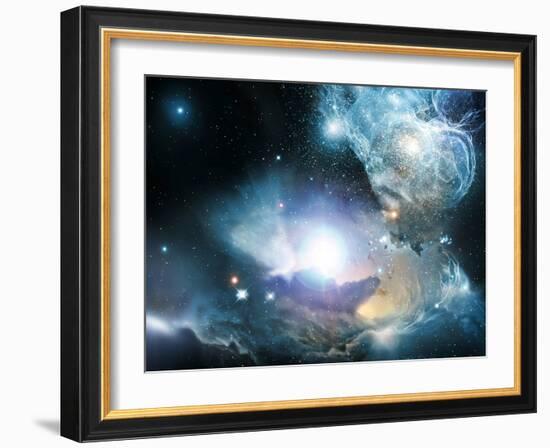 Primordial Quasar, Artwork-null-Framed Photographic Print