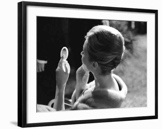 Primping at the Cannes Film Festival-Paul Schutzer-Framed Premium Photographic Print