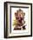 "Primping in Mirror,"April 11, 1936-Joseph Christian Leyendecker-Framed Giclee Print