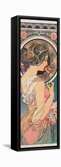 Primrose, 1899-Alphonse Mucha-Framed Premier Image Canvas