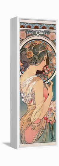 Primrose, 1899-Alphonse Mucha-Framed Premier Image Canvas