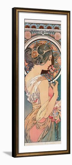 Primrose, 1899-Alphonse Mucha-Framed Giclee Print