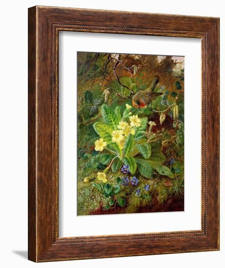 Primrose and Robin-William John Wainwright-Framed Giclee Print