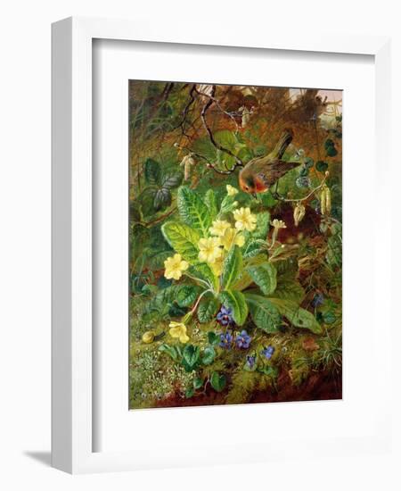 Primrose and Robin-William John Wainwright-Framed Giclee Print