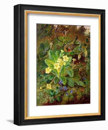 Primrose and Robin-William John Wainwright-Framed Giclee Print