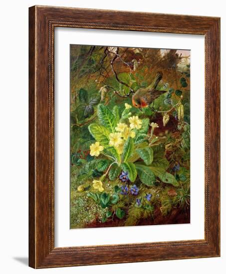 Primrose and Robin-William John Wainwright-Framed Giclee Print