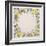 Primrose and Violet Square-Linda Benton-Framed Giclee Print