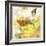 Primrose & Butterflies-Julie Paton-Framed Art Print