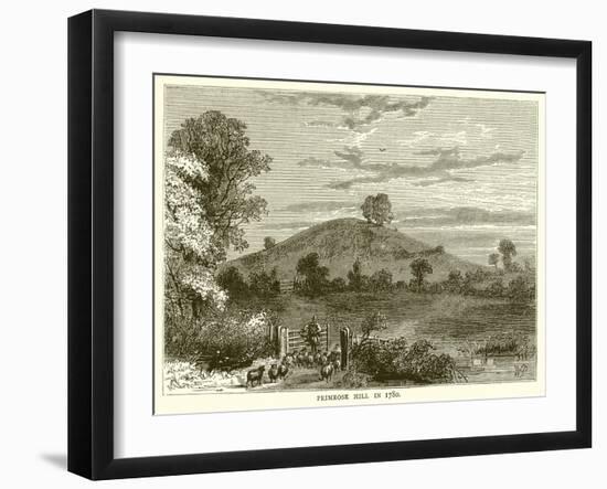 Primrose Hill in 1780-null-Framed Giclee Print