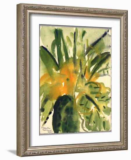 Primroses, 2005-Claudia Hutchins-Puechavy-Framed Giclee Print