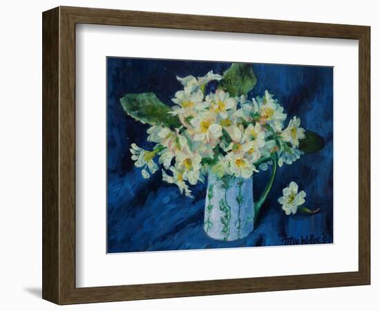 Primroses 2021 (oil)-Tilly Willis-Framed Giclee Print