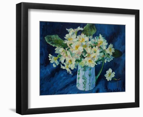 Primroses 2021 (oil)-Tilly Willis-Framed Giclee Print