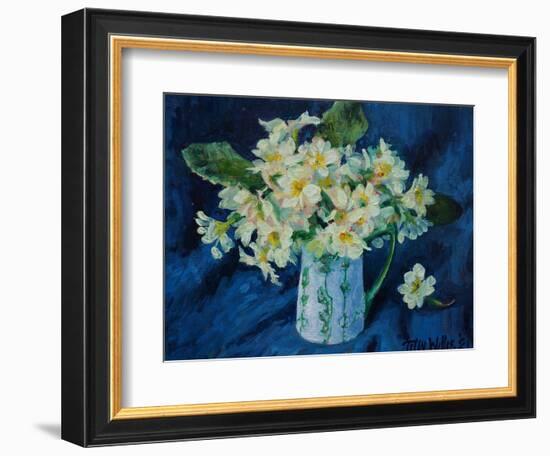 Primroses 2021 (oil)-Tilly Willis-Framed Giclee Print