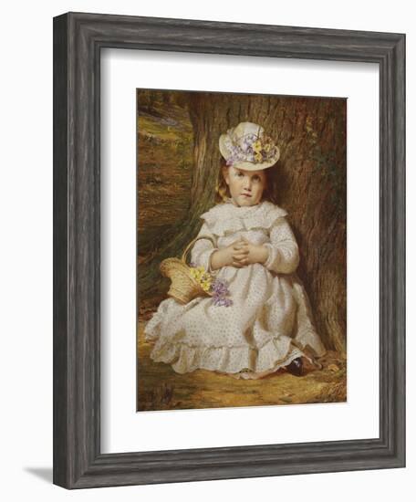 Primroses and Bluebells-Samuel Sidley-Framed Giclee Print