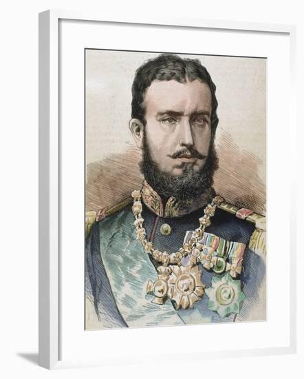 Prince (1866-81) and King of Romania (1881-1914) by A. Carretero-Prisma Archivo-Framed Photographic Print