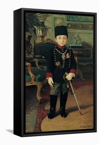 Prince Abdurrahim Hayri Efendi-Fausto Zonaro-Framed Premier Image Canvas