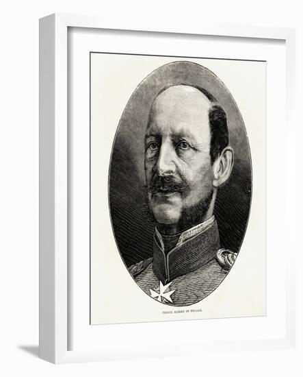 Prince Albert of Prussia Print-null-Framed Giclee Print