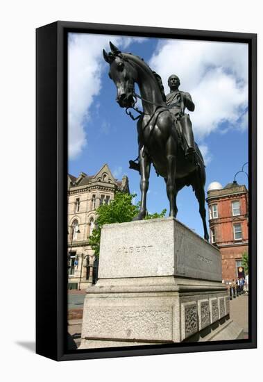 Prince Albert Statue, Wolverhampton, West Midlands-Peter Thompson-Framed Premier Image Canvas