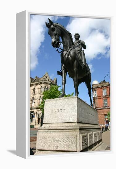 Prince Albert Statue, Wolverhampton, West Midlands-Peter Thompson-Framed Premier Image Canvas