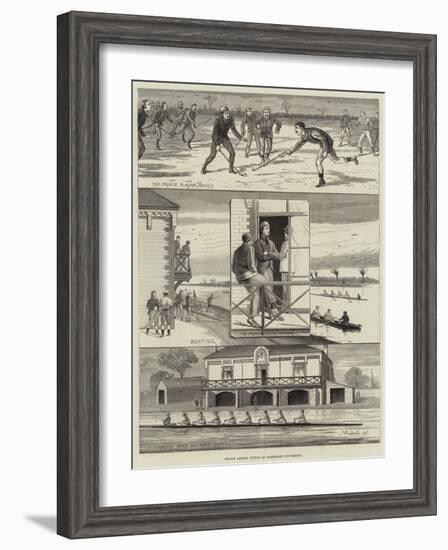 Prince Albert Victor at Cambridge University-null-Framed Giclee Print